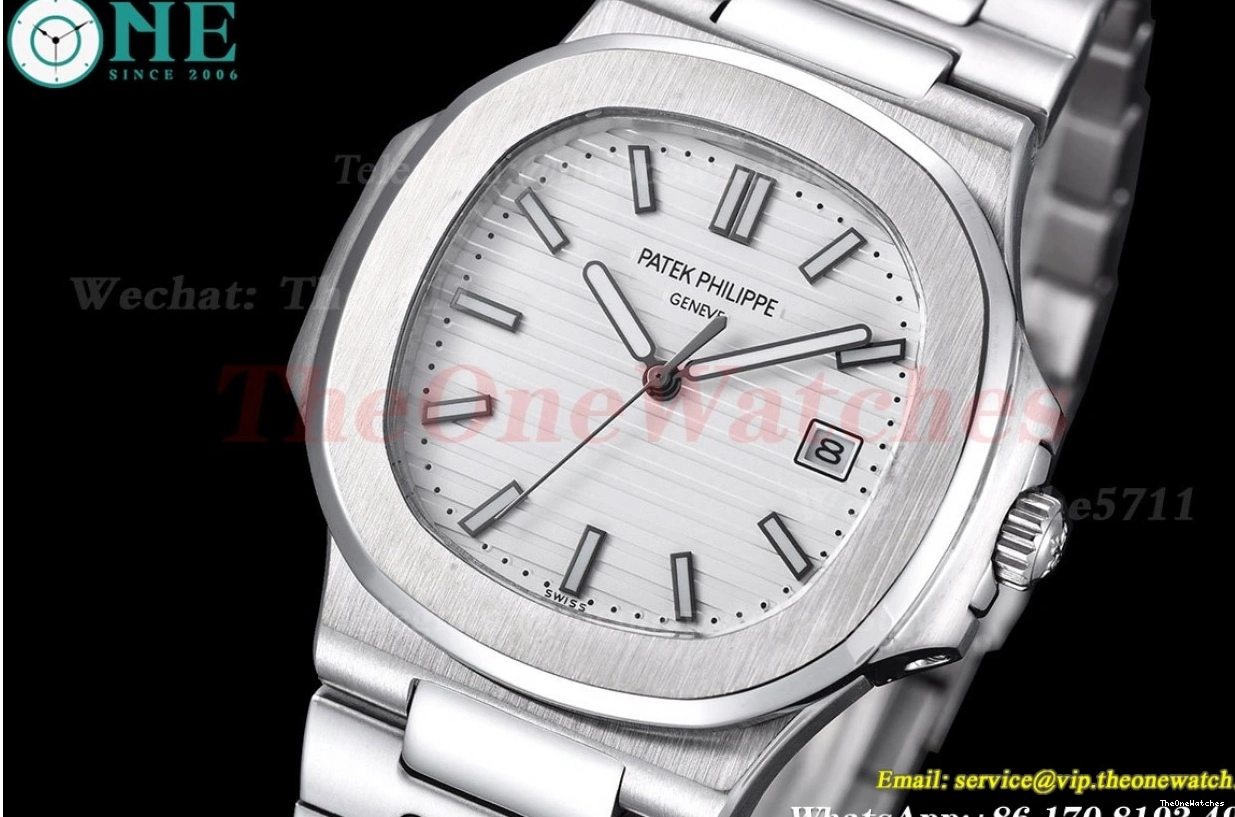 MY8215 SS White Dial GDF 5711 40mm SS Nautilus 0309